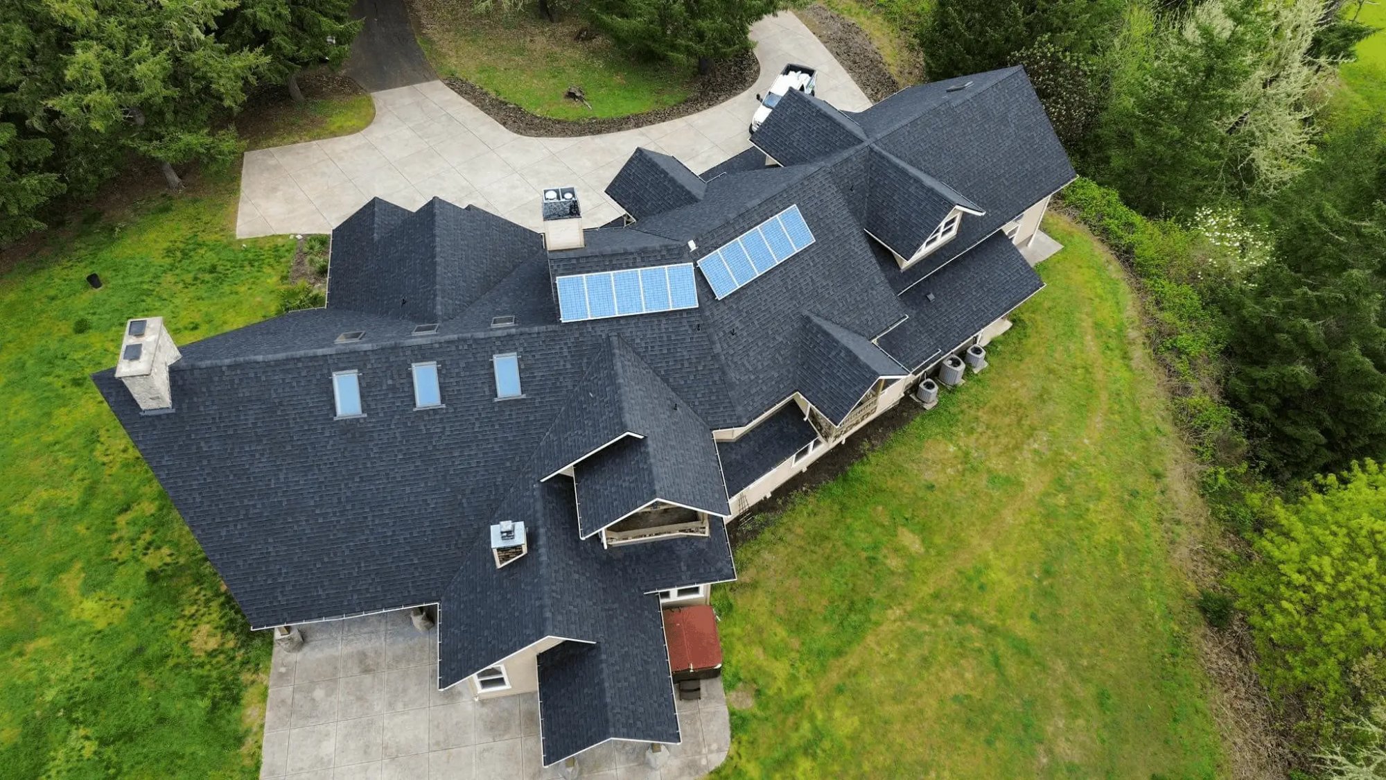 Completed roof replacement Eugene Oregon